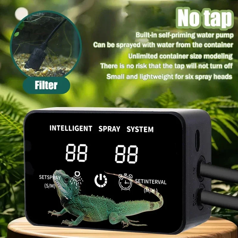 Smart Garden Watering System - Système intelligent de brumisation pour reptiles,
