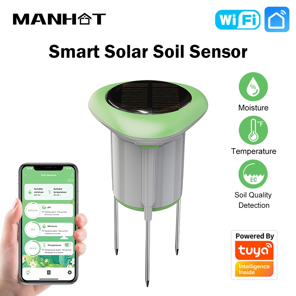 Smart Garden Usa - Capteur de sol solaire intelligent WiFi
