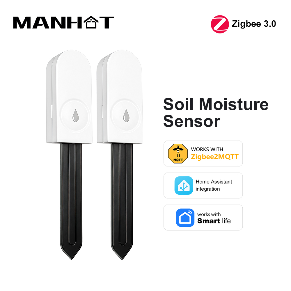 Smart Garden Accessories - Capteur d'humidité du sol Zigbee 3.0,
