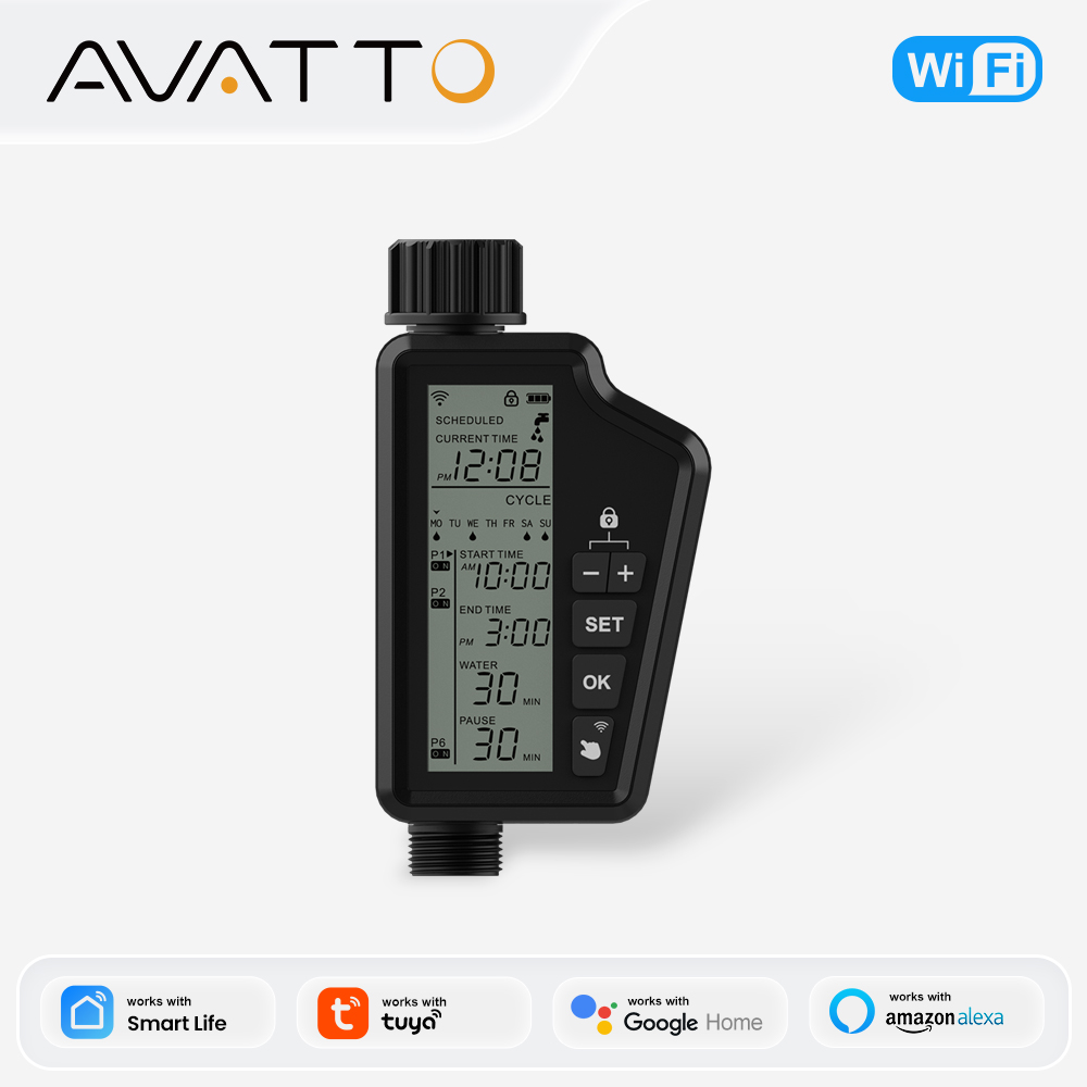Smart Garden Accessories - AVATTO Tuya WIFI minuterie d'arrosage de