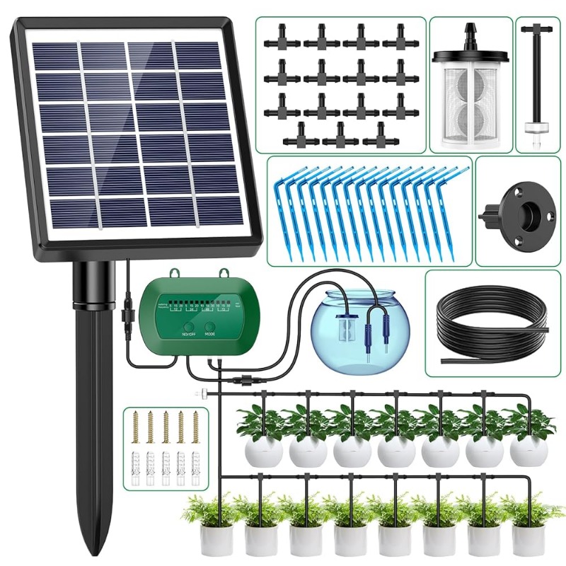 Smart Garden Accessories - Kit d'irrigation solaire Intelligent 6V 2W,