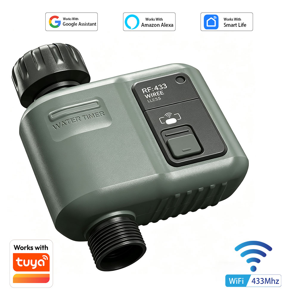 Smart Garden Watering Can - Programmateur d'arrosage intelligent Tuya WiFi+RF433 pour
