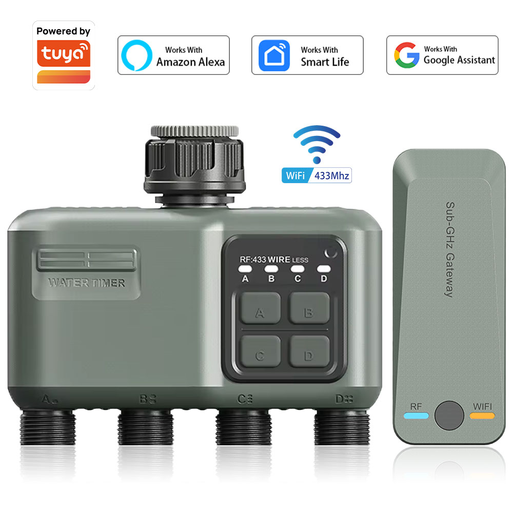 Smart Garden Hose - Programmateur d'arrosage numérique à 4 sorties