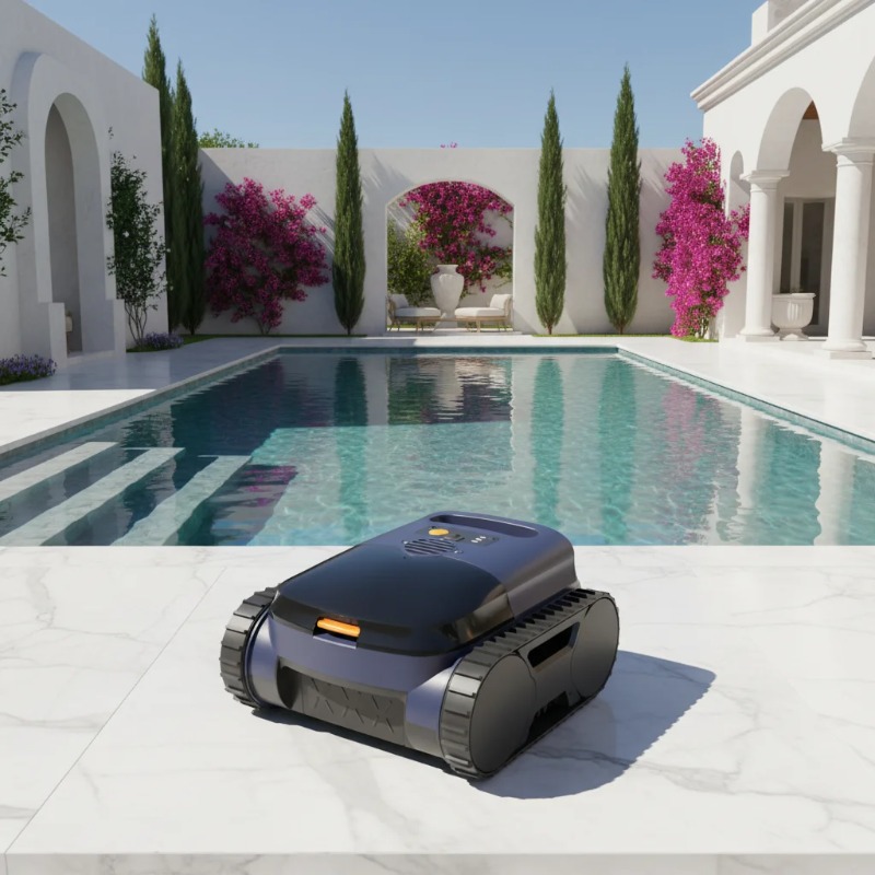 Smart Garden Usa - Nettoyeur de piscine robotisé sans fil