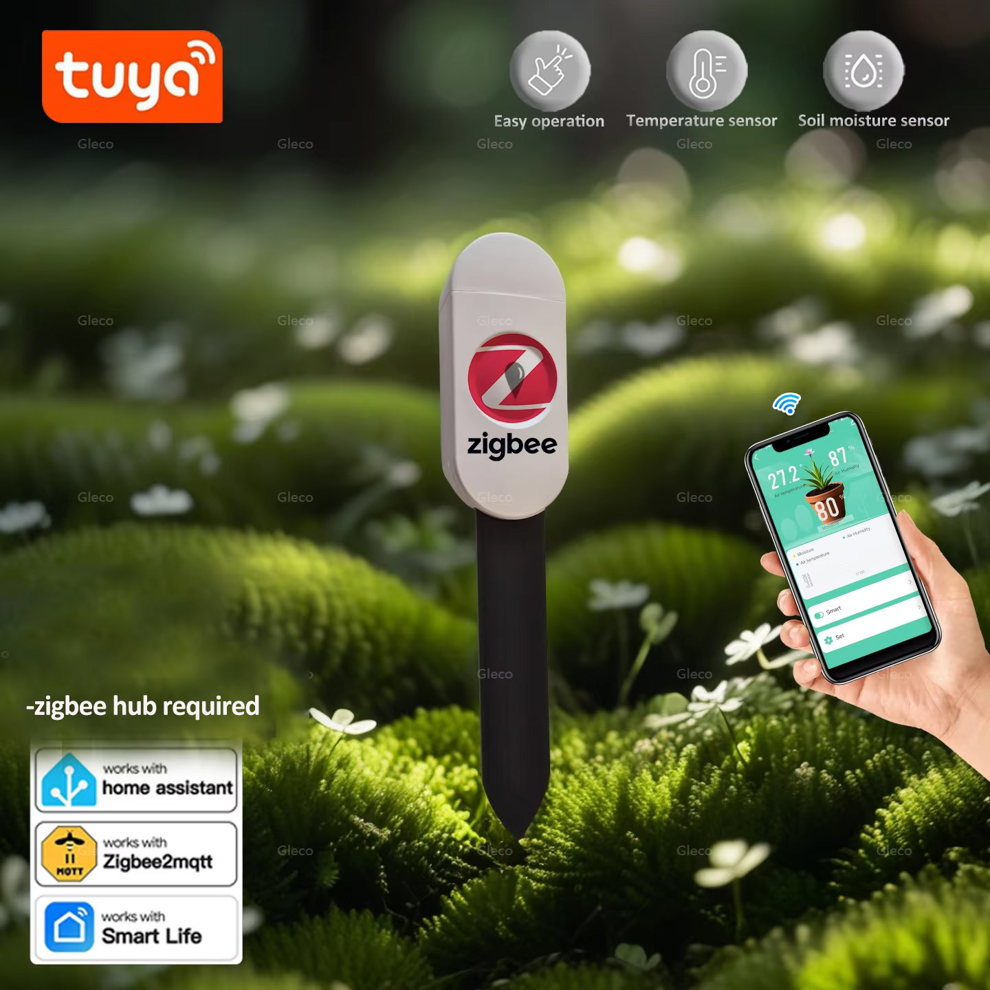 Testeur d'humidité du sol Tuya - Smart Garden Accessories avis et prix