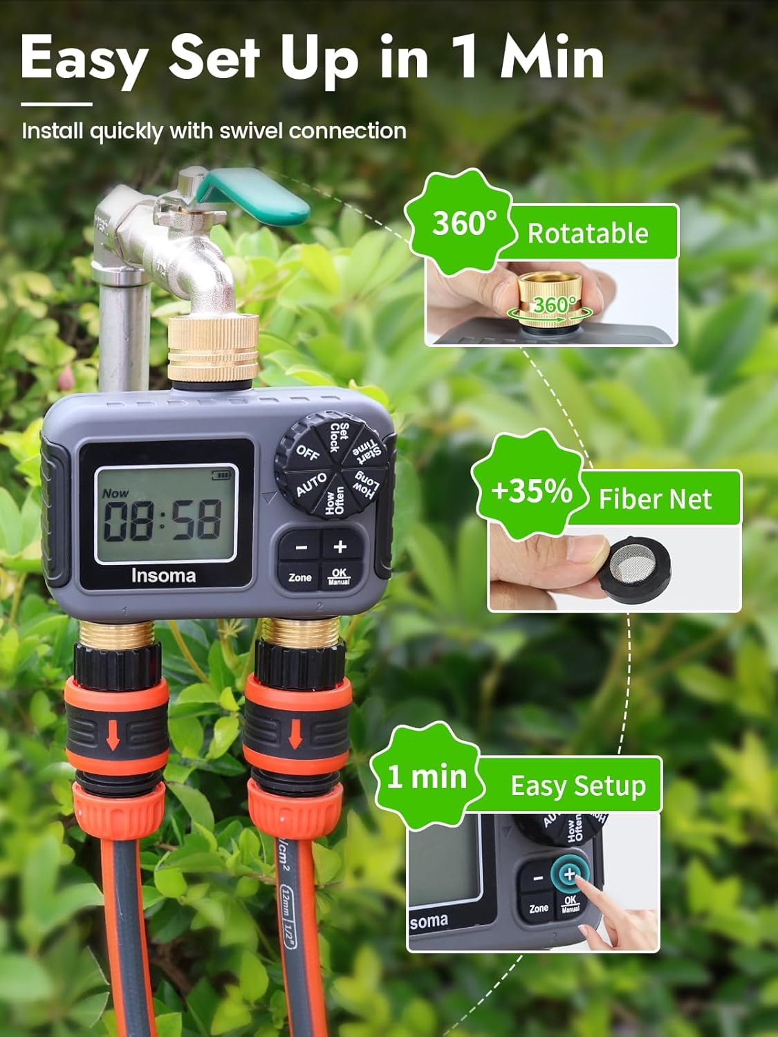 Système d'arrosage intelligent - Smart Garden Refill avis et prix