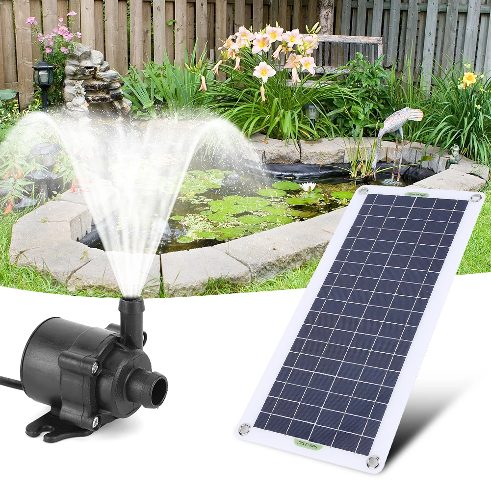 Pompe à eau solaire sans balai - Smart Garden Ornaments avis et prix