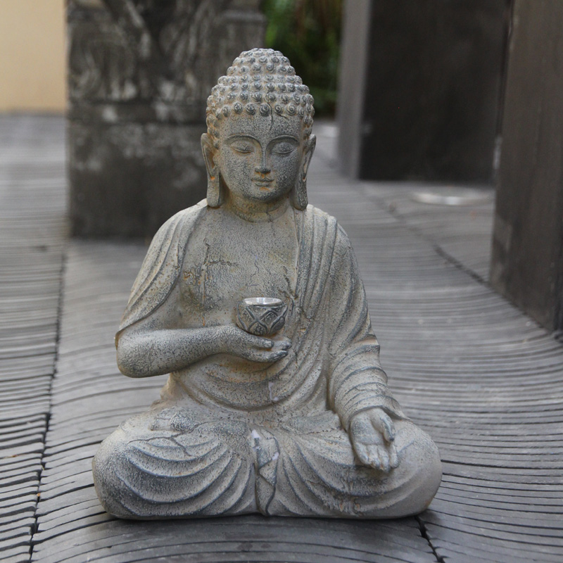 Statue de bouddha solaire en r - Smart Garden Ornaments avis et prix