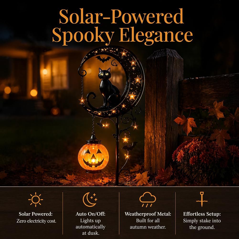 Lampe solaire de jardin en for - Smart Garden Ornaments avis et prix