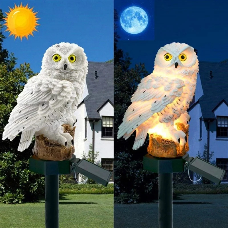 Statue de hibou solaire, lumiè - Smart Garden Ornaments avis et prix