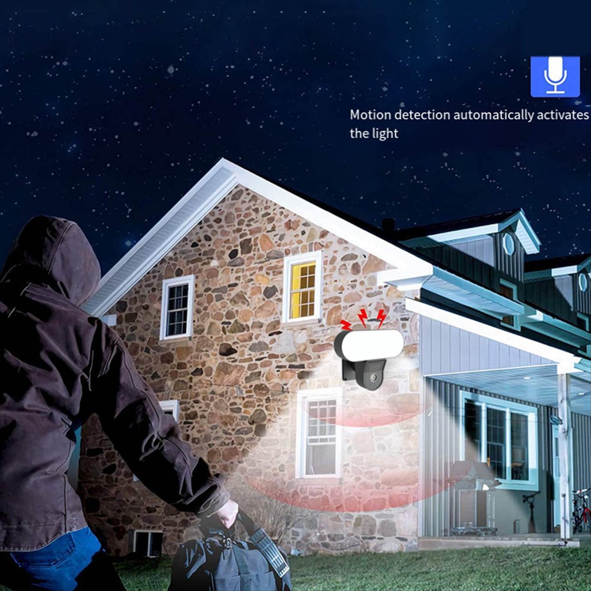 Caméra WiFi Tuya A43M, lampe m - Smart Garden Accessories avis et prix