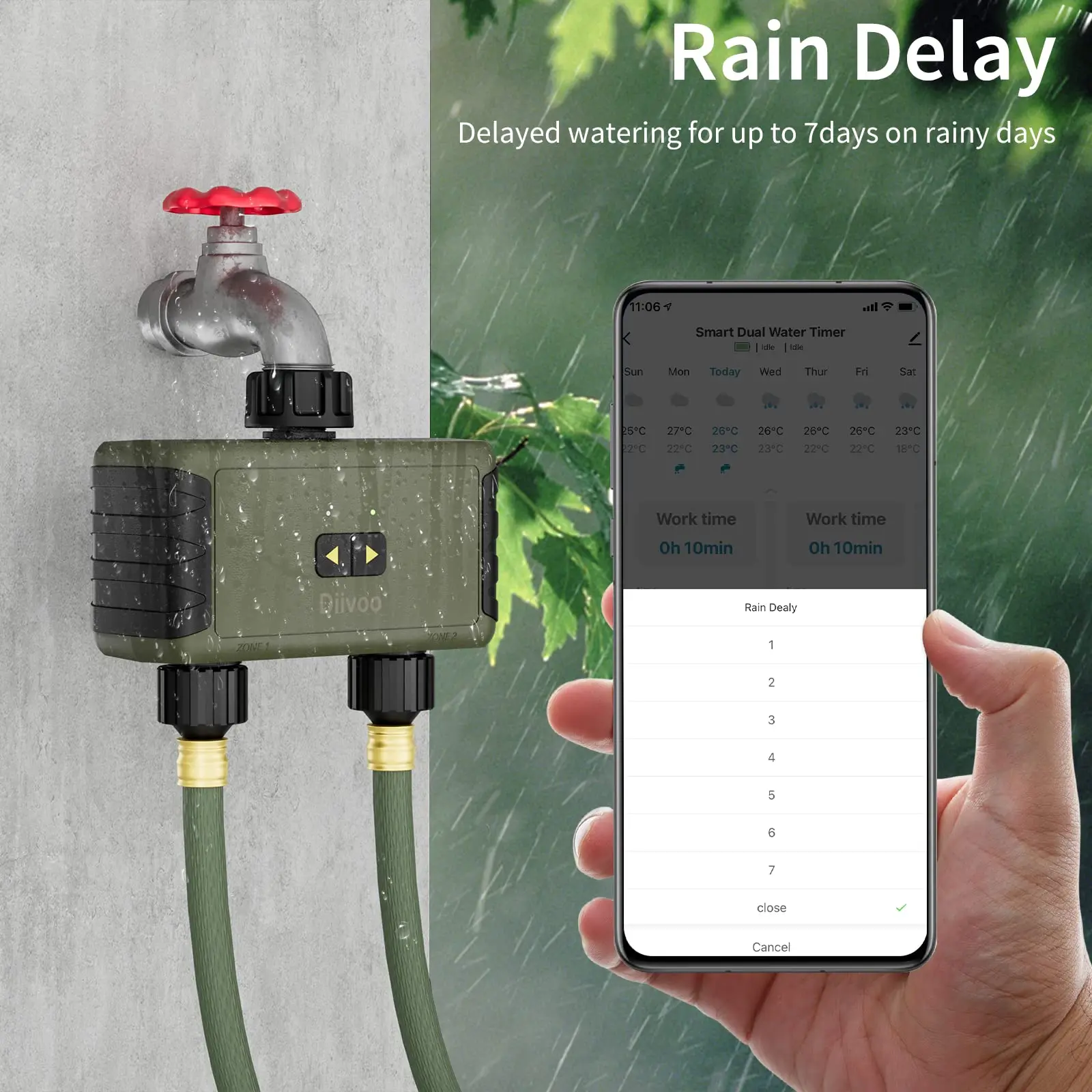 Arroseur programmable Diivoo p - Smart Garden Watering Can avis et prix