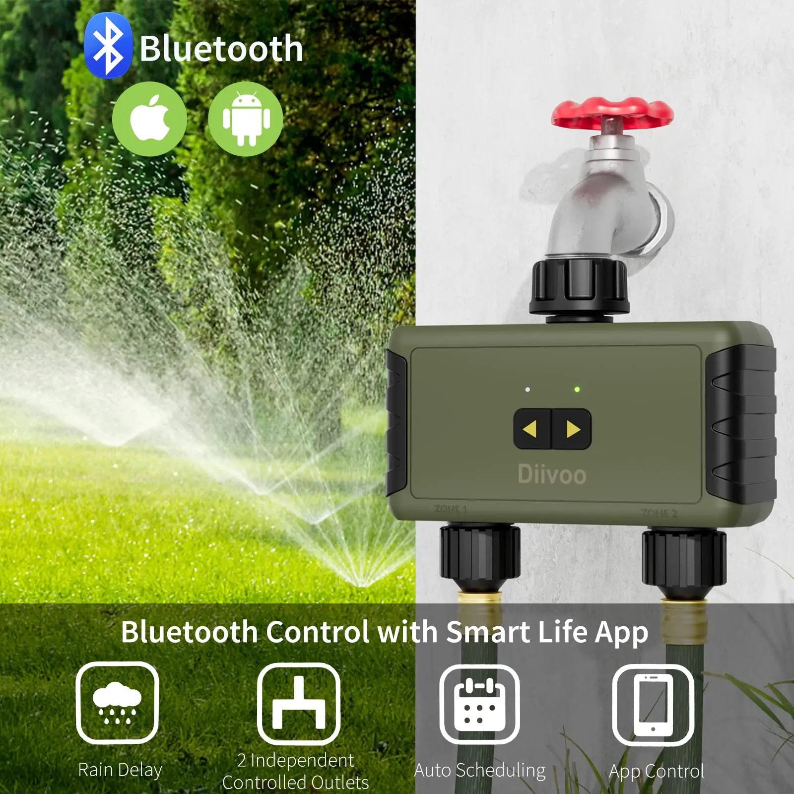 Arroseur programmable Diivoo p - Smart Garden Watering Can avis et prix